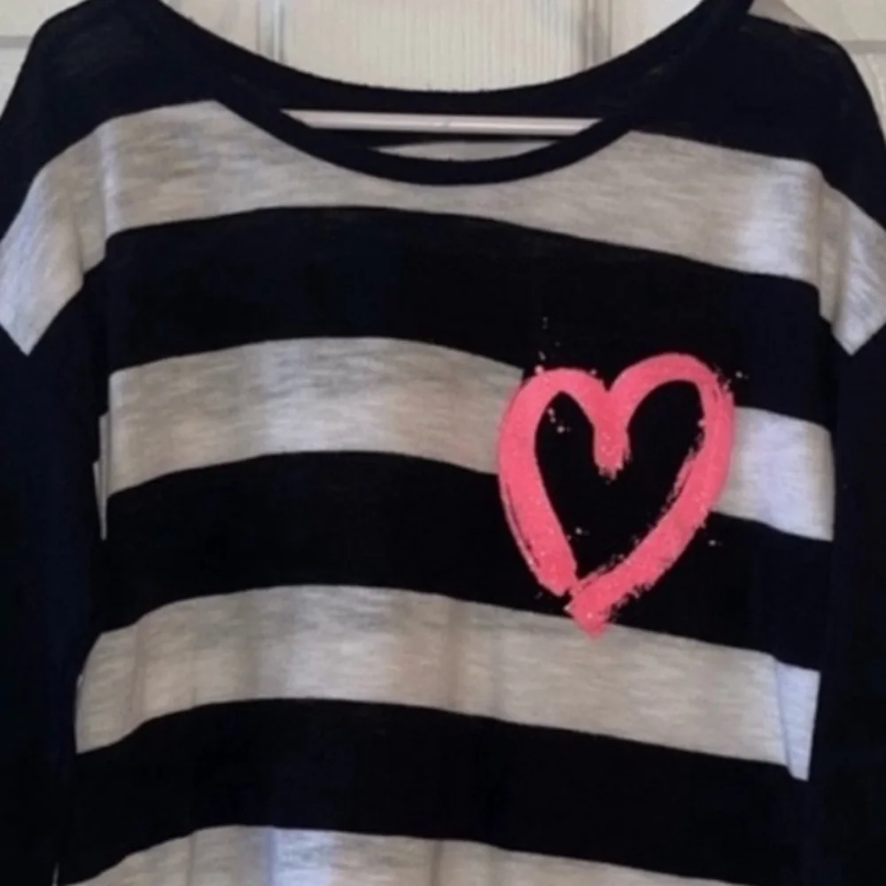 Justice striped top